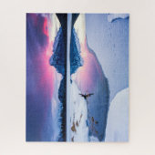 IJs en sneeuw | Mt. Rundle, Canada Legpuzzel (Verticaal)