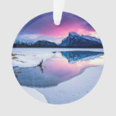 IJs en sneeuw | Mt. Rundle, Canada Ornament (voorkant)