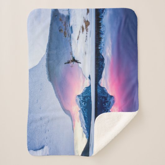 IJs en sneeuw | Mt. Rundle, Canada Sherpa Deken (Voorkant)