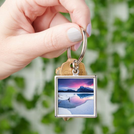 IJs en sneeuw | Mt. Rundle, Canada Sleutelhanger (Hand)