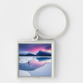 IJs en sneeuw | Mt. Rundle, Canada Sleutelhanger (Voorkant)