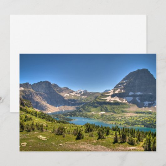 IJs en sneeuw | Nationaal park Glacier, Montana Bedankkaart (Voorkant / Achterkant)