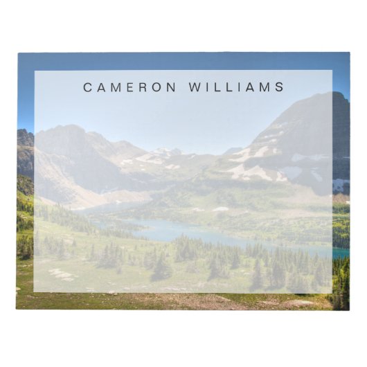 IJs en sneeuw | Nationaal park Glacier, Montana Notitieblok (Voorkant)