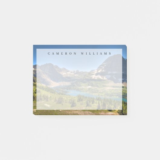 IJs en sneeuw | Nationaal park Glacier, Montana Post-it® Notes (Voorkant)