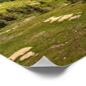 IJs en sneeuw | Nationaal park Glacier, Montana Poster (Hoek)