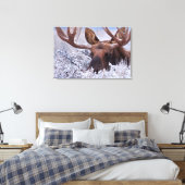 IJs en sneeuw | Nationaal park Grand Teton, Wyomin Canvas Afdruk (Insitu (Slaapkamer))