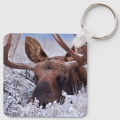 IJs en sneeuw | Nationaal park Grand Teton, Wyomin Sleutelhanger (Achterkant)