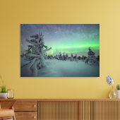 IJs en sneeuw | Nationaal park Pallas-Yllastunturi Canvas Afdruk (Insitu (Woonkamer))