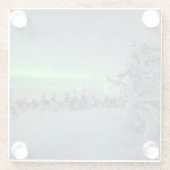 IJs en sneeuw | Nationaal park Pallas-Yllastunturi Glazen Onderzetter (Achterkant)