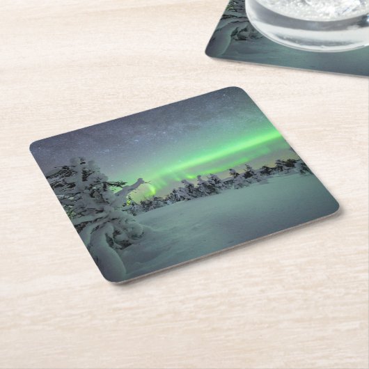 IJs en sneeuw | Nationaal park Pallas-Yllastunturi Kartonnen Onderzetters (Schuin)