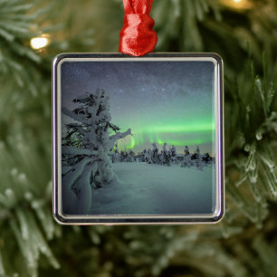 IJs en sneeuw Nationaal park Pallas-Yllastunturi Metalen Ornament