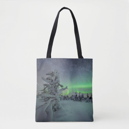 IJs en sneeuw | Nationaal park Pallas-Yllastunturi Tote Bag (Voorkant)