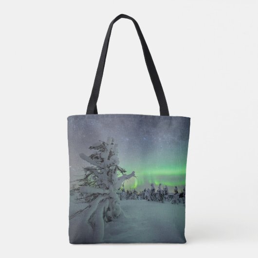 IJs en sneeuw | Nationaal park Pallas-Yllastunturi Tote Bag (Achterkant)