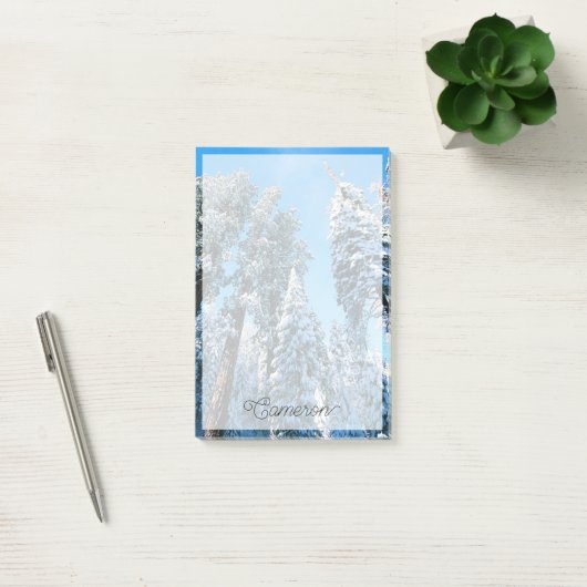 IJs en sneeuw | Nationaal park Sequoia, Californië Post-it® Notes (Kantoor)