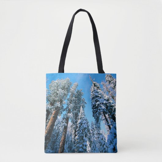 IJs en sneeuw | Nationaal park Sequoia, Californië Tote Bag (Voorkant)