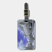 IJs en sneeuw | Nationaal park Yosemite Bagagelabel (Voorkant verticaal)