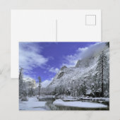 IJs en sneeuw | Nationaal park Yosemite Briefkaart (Voorkant / Achterkant)
