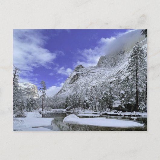 IJs en sneeuw | Nationaal park Yosemite Briefkaart (Voorkant)