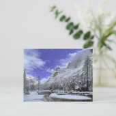 IJs en sneeuw | Nationaal park Yosemite Briefkaart (Staand voorkant)