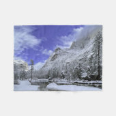 IJs en sneeuw | Nationaal park Yosemite Fleece Deken (Voorkant (Horizontaal))