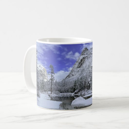IJs en sneeuw | Nationaal park Yosemite Koffiemok (Voorkant links)