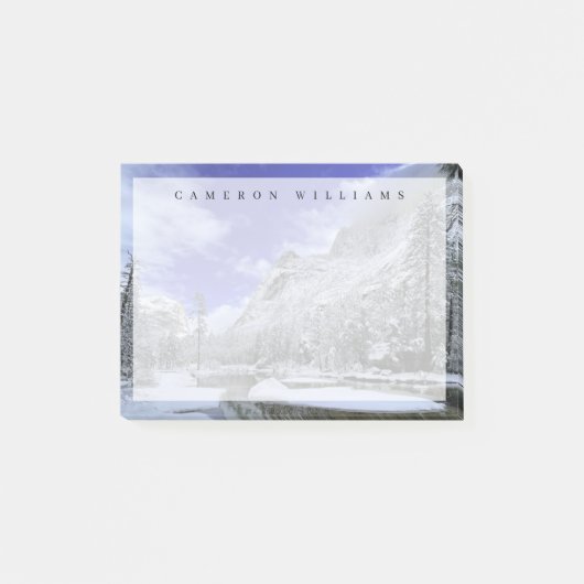 IJs en sneeuw | Nationaal park Yosemite Post-it® Notes (Voorkant)