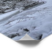 IJs en sneeuw | Nationaal park Yosemite Poster (Hoek)