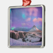 IJs en sneeuw | Noordelijke hoogten, Kirkjufall Mo Metalen Ornament (Links)