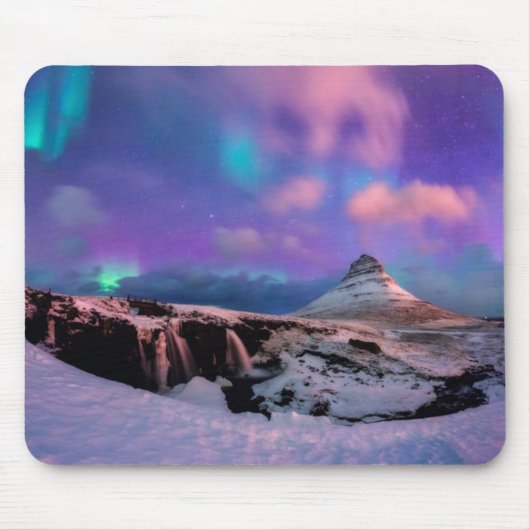 IJs en sneeuw | Noordelijke hoogten, Kirkjufall Mo Muismat (Voorkant)