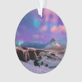 IJs en sneeuw | Noordelijke hoogten, Kirkjufall Mo Ornament (voorkant)