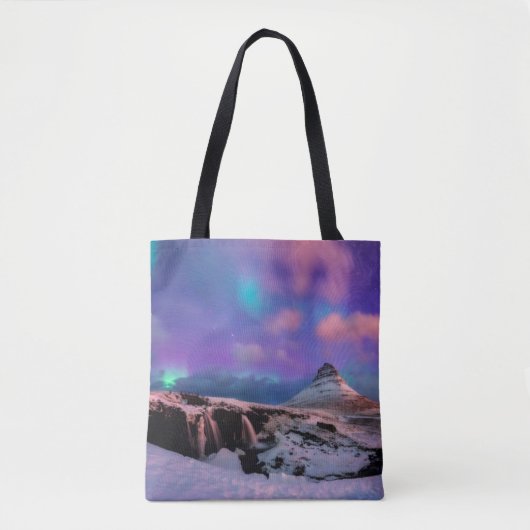 IJs en sneeuw | Noordelijke hoogten, Kirkjufall Mo Tote Bag (Voorkant)
