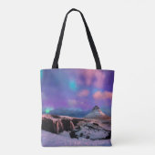 IJs en sneeuw | Noordelijke hoogten, Kirkjufall Mo Tote Bag (Achterkant)