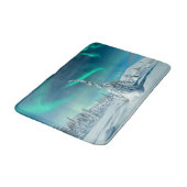 IJs en sneeuw | Noordelijke lichten, Lapland, Finl Badmat (Gekanteld)