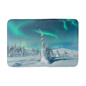 IJs en sneeuw | Noordelijke lichten, Lapland, Finl Badmat (Voorkant)