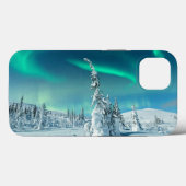 IJs en sneeuw | Noordelijke lichten, Lapland, Finl Case-Mate iPhone Case (Achterkant (horizontaal))