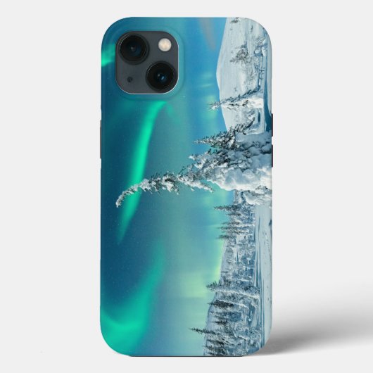 IJs en sneeuw | Noordelijke lichten, Lapland, Finl Case-Mate iPhone Case (Achterkant)
