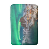 IJs en sneeuw | Noordelijke Lichten, Noorwegen Badmat (Voorkant Verticaal)