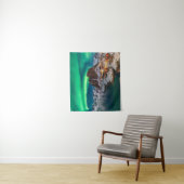 IJs en sneeuw | Noordelijke Lichten, Noorwegen Wandkleed (In situ)