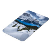 IJs en sneeuw | Peyto Lake, Canadees Rockies Magneet (Linkerzijde)