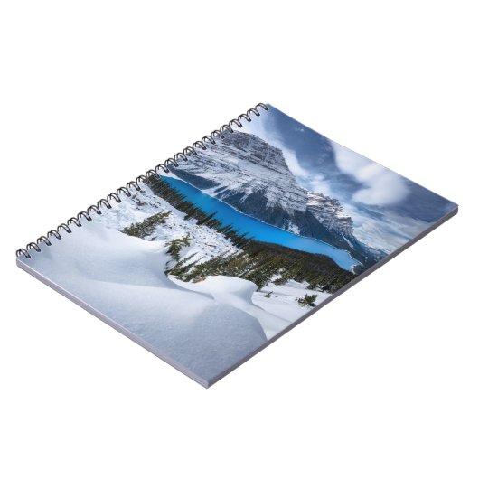 IJs en sneeuw | Peyto Lake, Canadees Rockies Notitieboek (Linkerzijde)