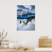 IJs en sneeuw | Peyto Lake, Canadees Rockies Poster (Keuken)
