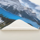 IJs en sneeuw | Peyto Lake, Canadees Rockies Sherpa Deken (3/4)