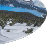 IJs en sneeuw | Peyto Lake, Canadees Rockies Snijplank (Hoek)