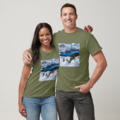 IJs en sneeuw | Peyto Lake, Canadees Rockies T-shirt (Unisex)