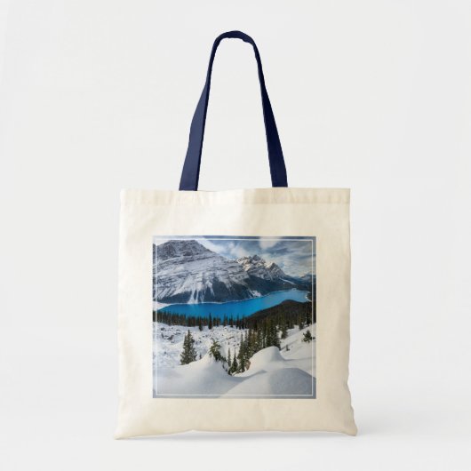 IJs en sneeuw | Peyto Lake, Canadees Rockies Tote Bag (Voorkant)