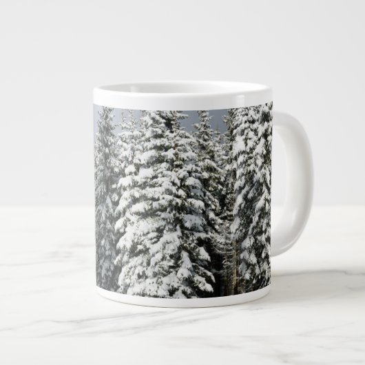 IJs en sneeuw | Pine Woodland, Oostenrijk Grote Koffiekop (Voorkant rechts)