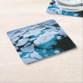 IJs en sneeuw | Polair Beer, Arctische Oceaan, Sva Kartonnen Onderzetters (Schuin)