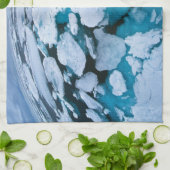 IJs en sneeuw | Polair Beer, Arctische Oceaan, Sva Theedoek (Gevouwen)