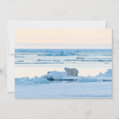 IJs en sneeuw | Polar Beer Iceberg Noorwegen Bedankkaart (Voorkant)