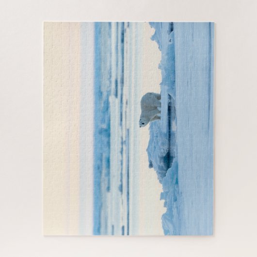 IJs en sneeuw | Polar Beer Iceberg Noorwegen Legpuzzel (Verticaal)